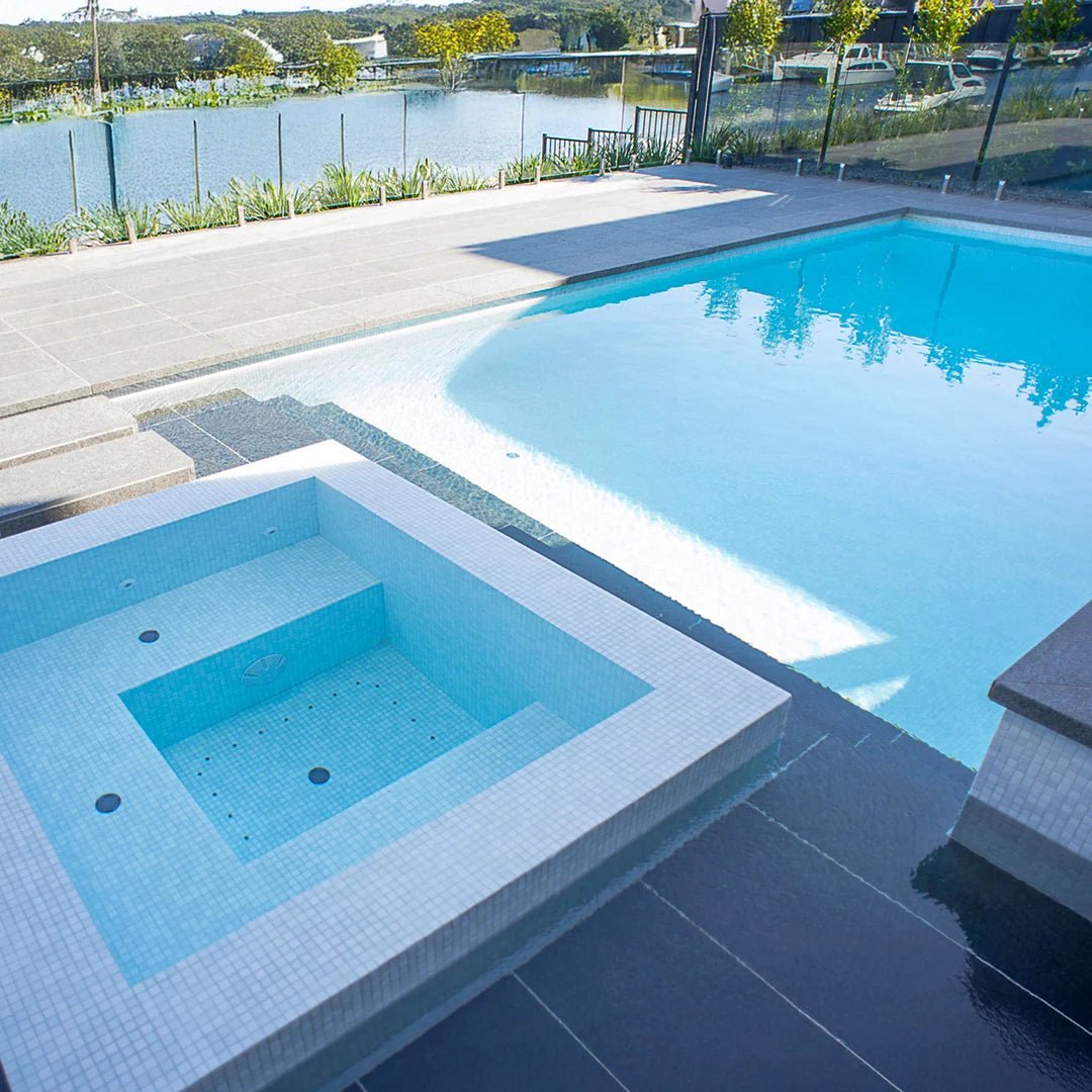 TREND Aquatica Iceberg Glass Pool Tile 2"x2" Mosaic - PoolTile.net