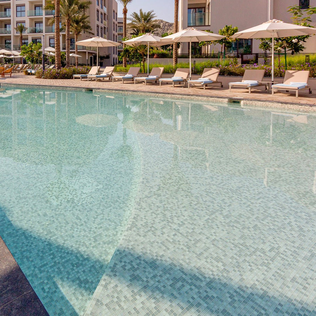 TREND Aquatica Ludwig Glass Pool Tile 2"x2" Mosaic - PoolTile.net