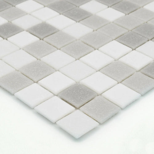 TREND Aquatica Ludwig Glass Pool Tile 2"x2" Mosaic - PoolTile.net