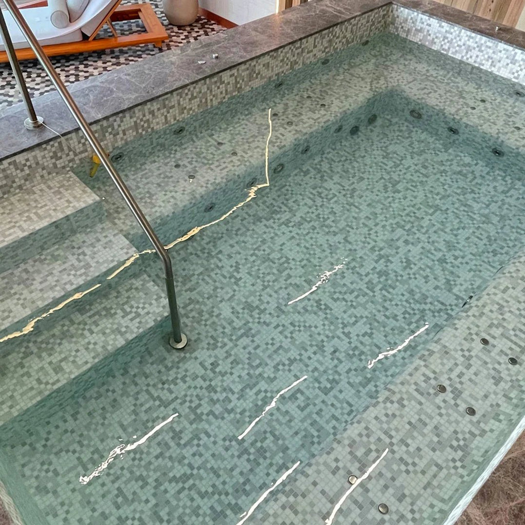 TREND Aquatica Ludwig Glass Pool Tile 2"x2" Mosaic - PoolTile.net