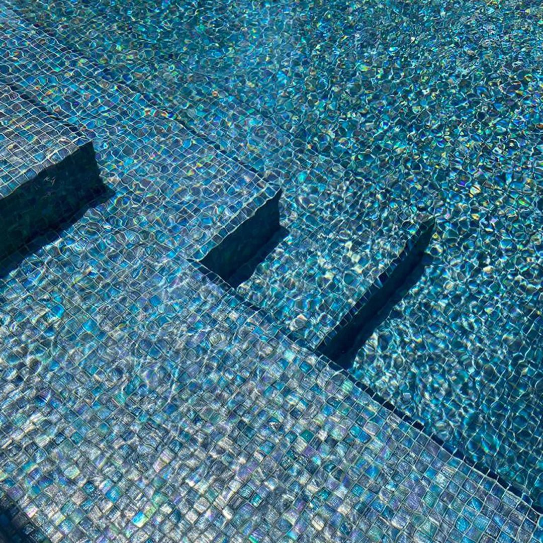 TREND Aquatica Maui Glass Pool Tile 2"x2" Mosaic - PoolTile.net