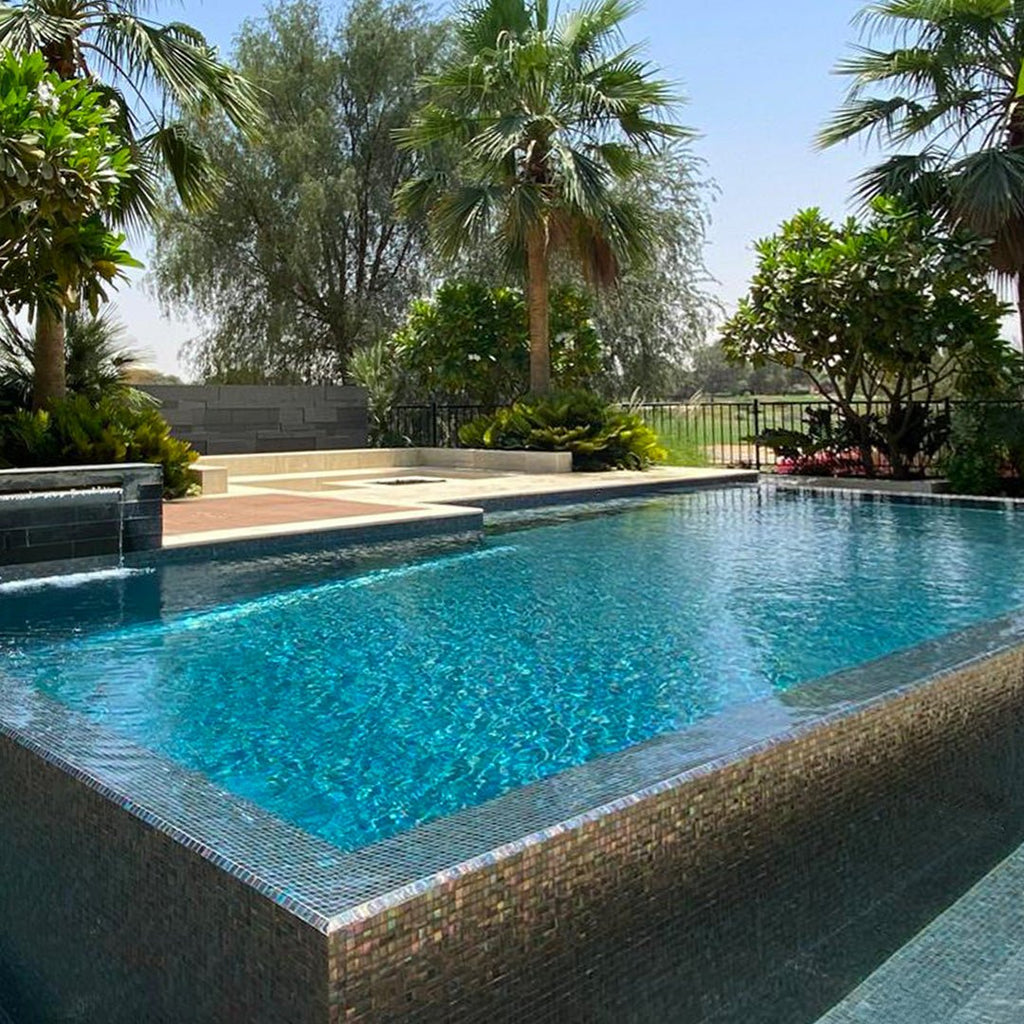 TREND Aquatica Maui Glass Pool Tile 2"x2" Mosaic - PoolTile.net