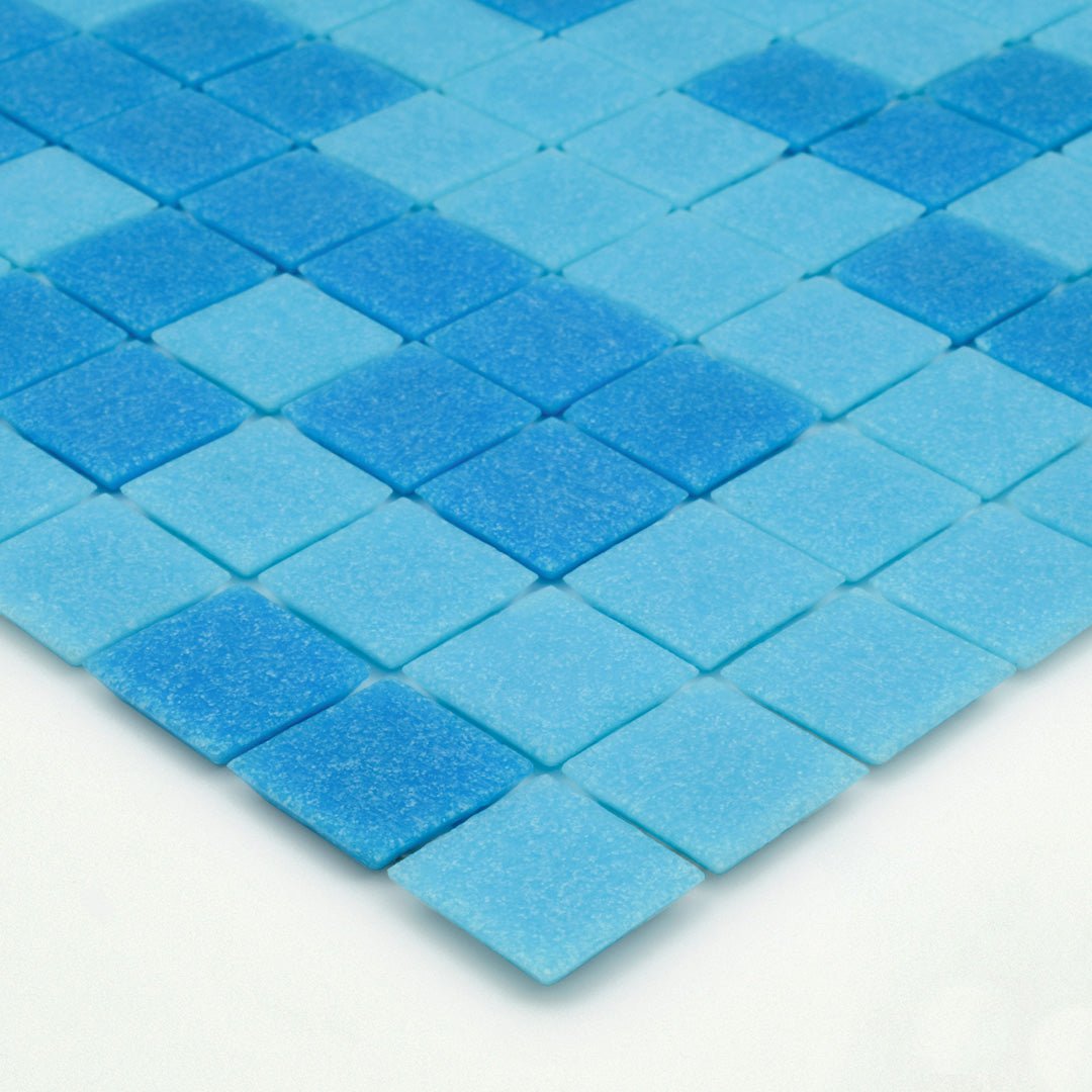 TREND Aquatica Tulum Glass Pool Tile 2"x2" Mosaic - PoolTile.net