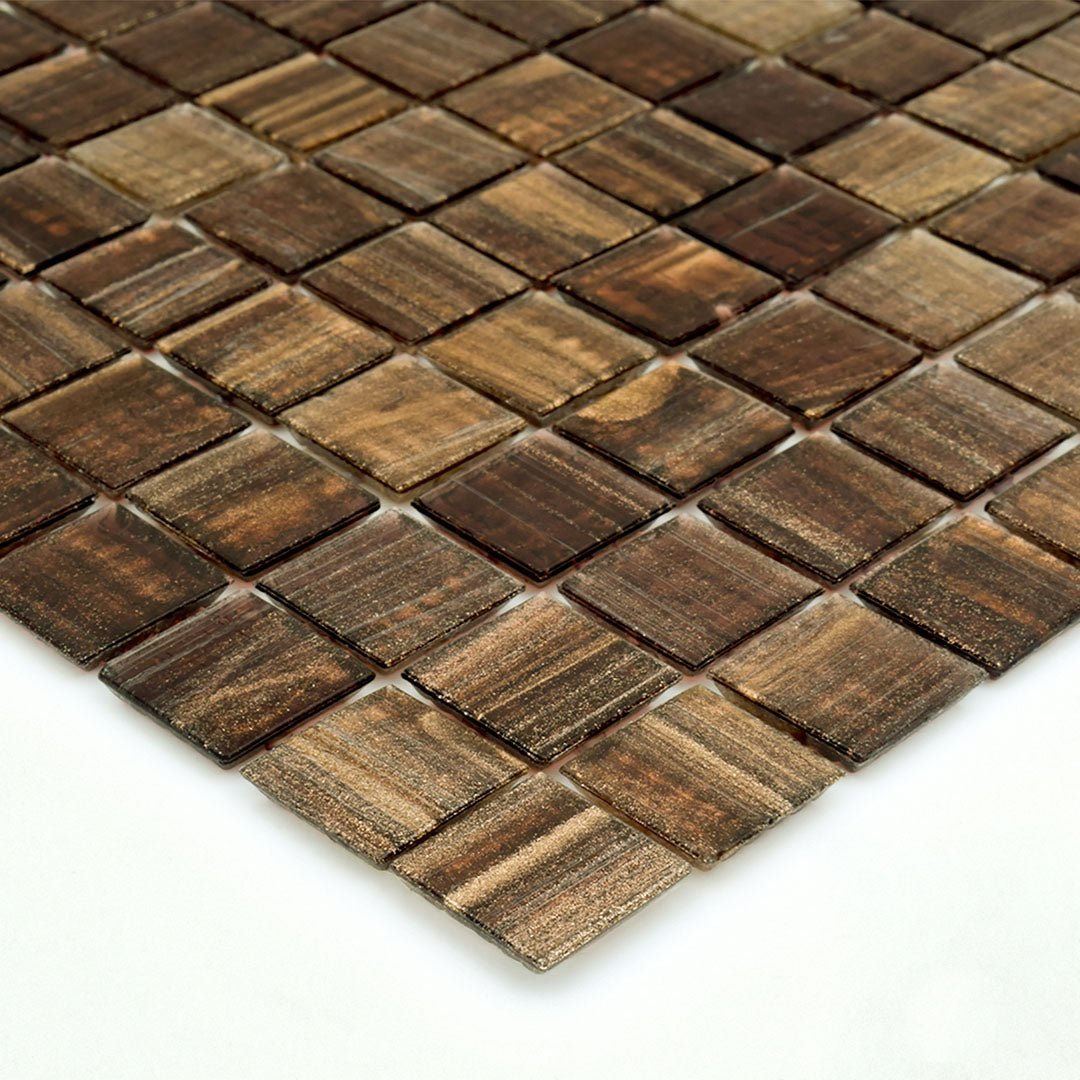 TREND Brillante 270 Spicy Warm Glass Pool Tile 2"x2" Mosaic - PoolTile.net