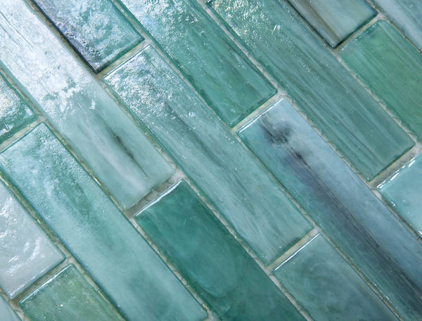 Sample of Laguna Handmade Pool Tile in Green